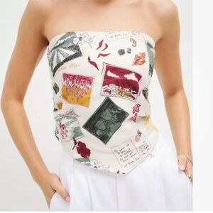 Reformation linen tube top